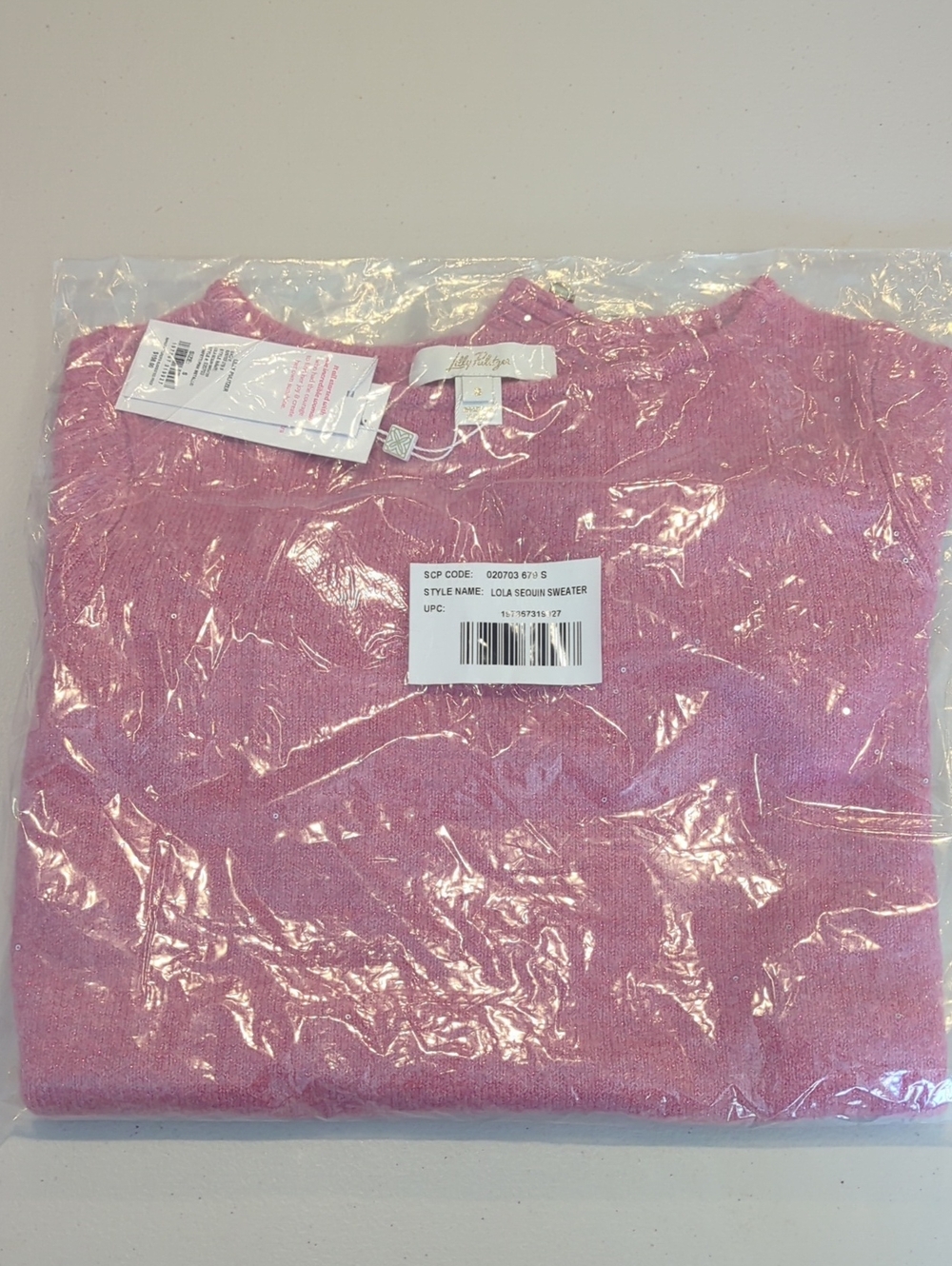 NWT Lilly Pulitzer Lola Sequin Sweater